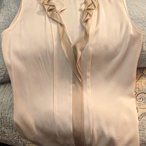 Silk short sleeve summer blouse